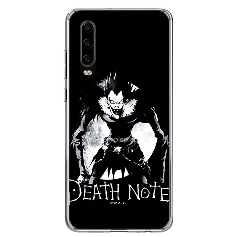 Manga Anime DN Death Note Ryuk Thriller Phone Case For Huawei Mate 30 20 10 P40 P30 P20 P10 Pro Lite P Smart Z Plus 2019 2018 Cover