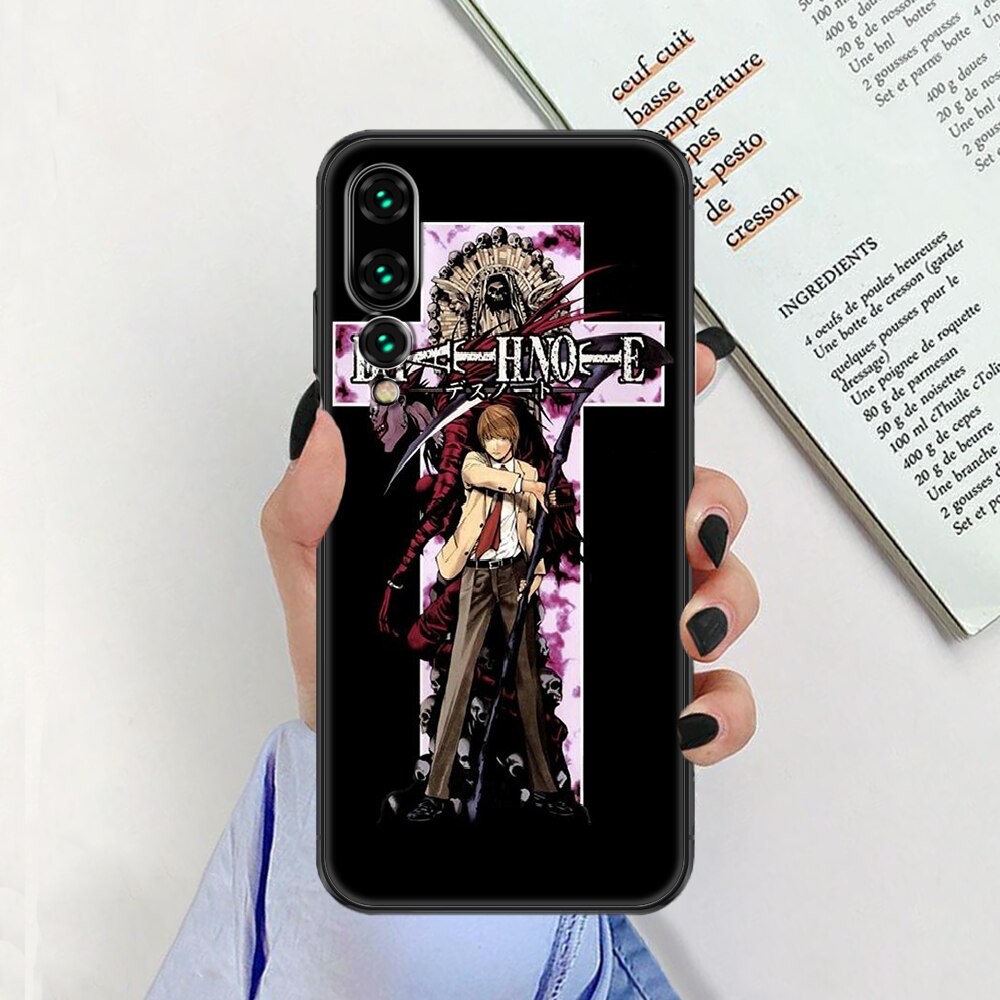 Anime DN Death Note Phone case For Huawei P Mate P10 P20 P30 P40 10 20 Smart Z Pro Lite 2019 black art bumper painting coque soft Anime DN Death Note Phone case For Huawei P Mate P10 P20 P30 P40 10 20 Smart Z Pro Lite 2019 black art bumper painting coque soft
