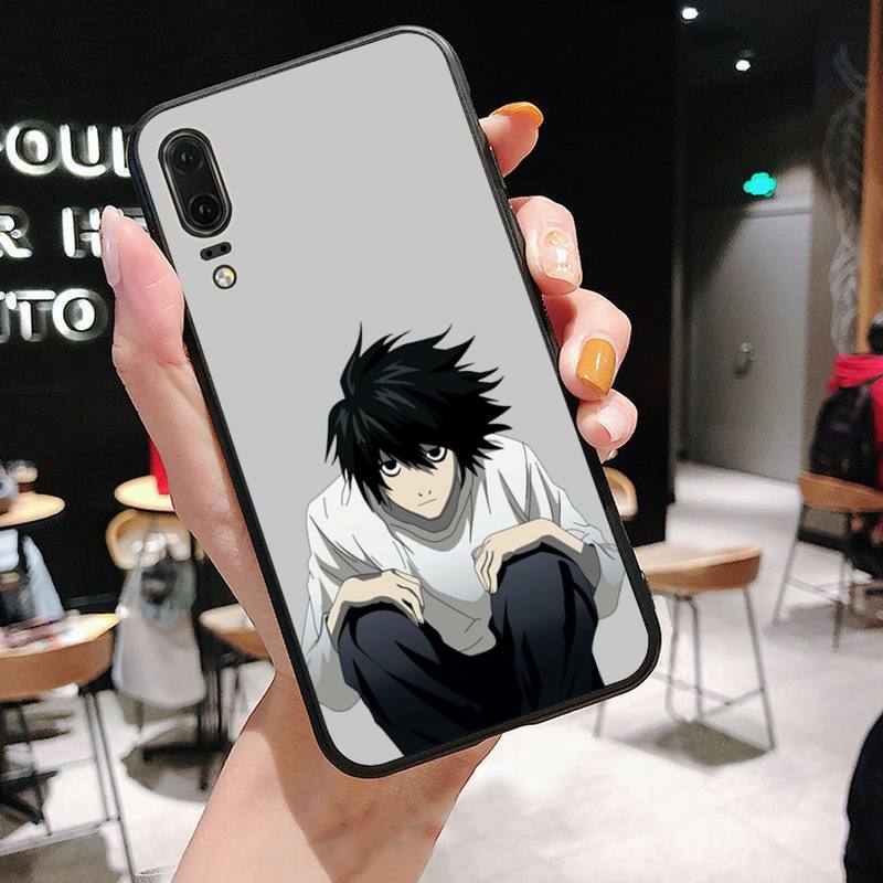 Manga Anime DN Death Note Notebook Black Phone Case For Huawei P9 P10 P20 P30 Pro Lite smart Mate 10 Lite 20 Y5 Y6 Y7 2018 2019