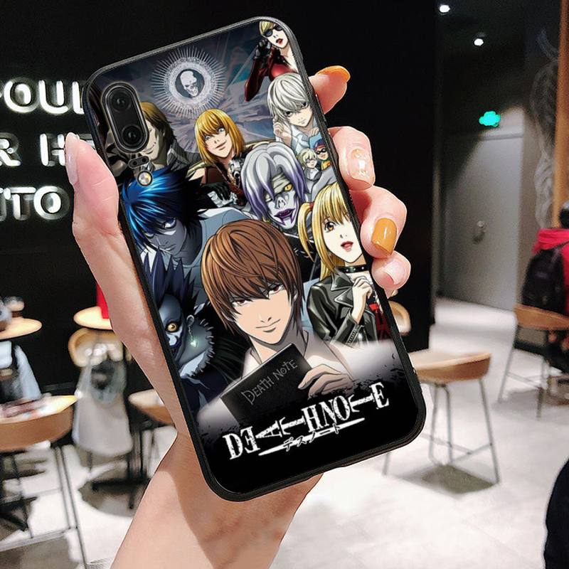 Manga Anime DN Death Note Notebook Black Phone Case For Huawei P9 P10 P20 P30 Pro Lite smart Mate 10 Lite 20 Y5 Y6 Y7 2018 2019