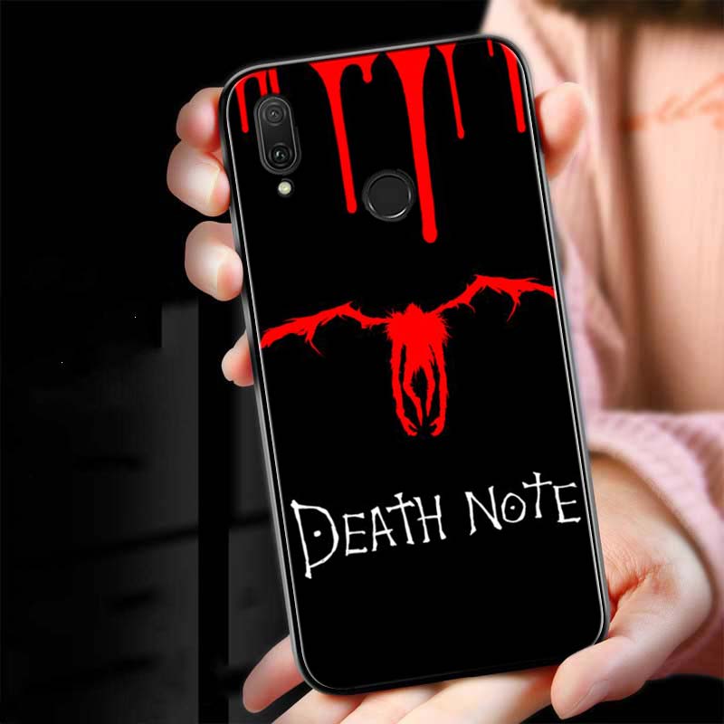 Silicone Cover Anime DN Death Note Kira For Huawei Y9S Y6S Y8S Y8P Y9A Y7A Y7P Y5P Y7 Y6 Y5 Pro Prime 2019 2018 Phone Case