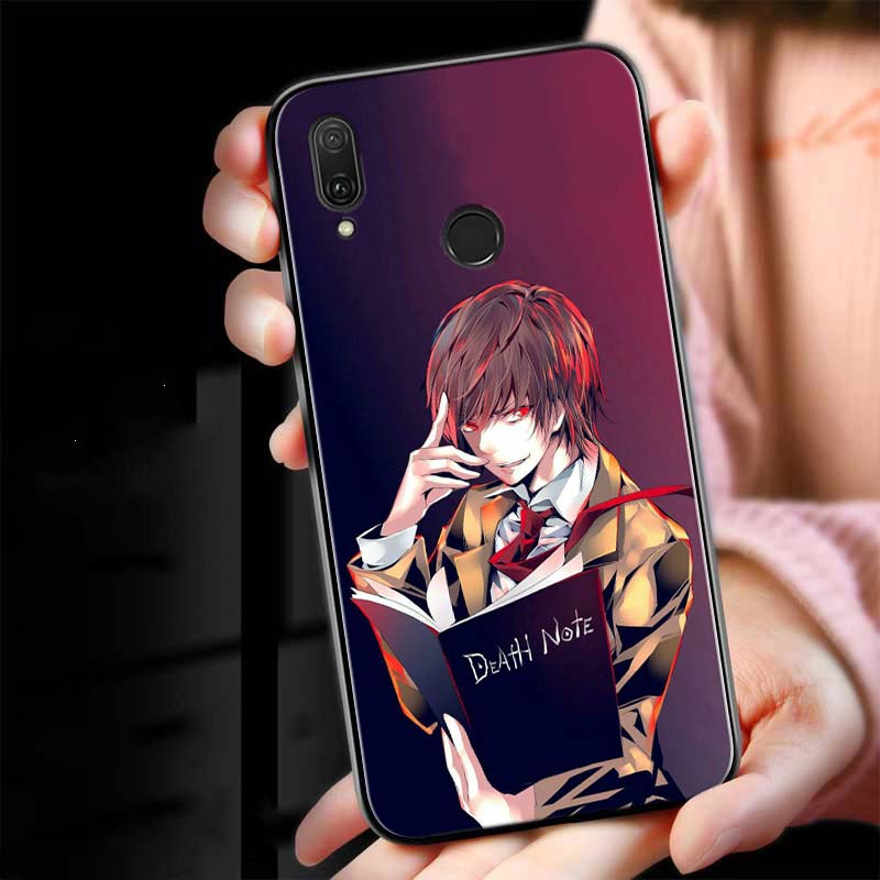 Silicone Cover Anime DN Death Note Kira For Huawei Y9S Y6S Y8S Y8P Y9A Y7A Y7P Y5P Y7 Y6 Y5 Pro Prime 2019 2018 Phone Case