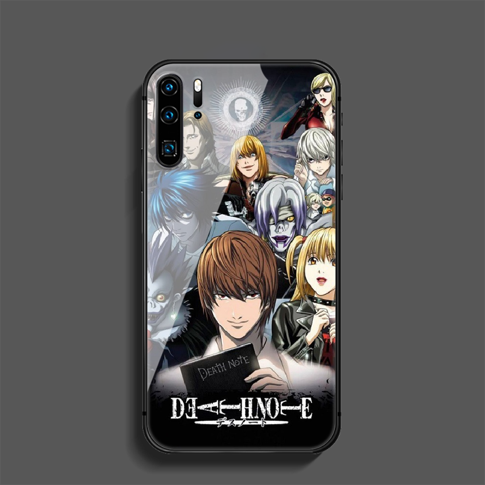 Anime DN Death Note Phone Tempered Glass Case Cover For Huawei Mate P 10 20 30 40 Lite Pro Smart Z 2019 Black Etui Hoesjes Hot Anime DN Death Note Phone Tempered Glass Case Cover For Huawei Mate P 10 20 30 40 Lite Pro Smart Z 2019 Black Etui Hoesjes Hot