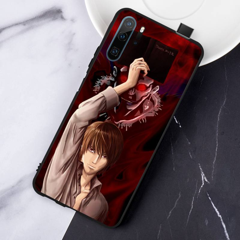death note Horror Phone Case For Huawei honor Mate P 10 20 30 40 i 9 8 pro x Lite smart 2019 nova 5t