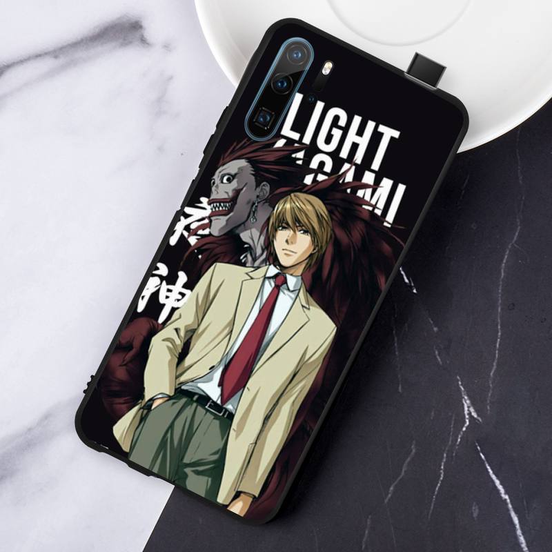 death note Horror Phone Case For Huawei honor Mate P 10 20 30 40 i 9 8 pro x Lite smart 2019 nova 5t