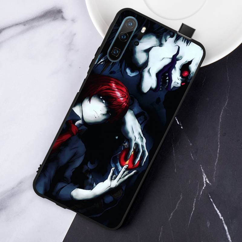 death note Horror Phone Case For Huawei honor Mate P 10 20 30 40 i 9 8 pro x Lite smart 2019 nova 5t