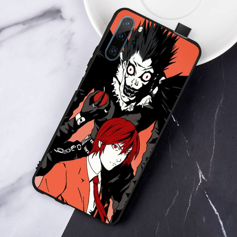 death note Horror Phone Case For Huawei honor Mate P 10 20 30 40 i 9 8 pro x Lite smart 2019 nova 5t