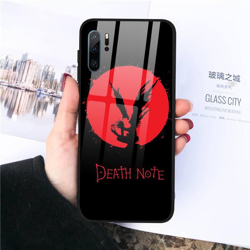 Manga Anime DN Death Note Ryuk Phone Case Tempered glass For Huawei Honor 7A 8X 9 10 v10 P30 20 9 10 Pro Plus Lite mate 10 20 pro