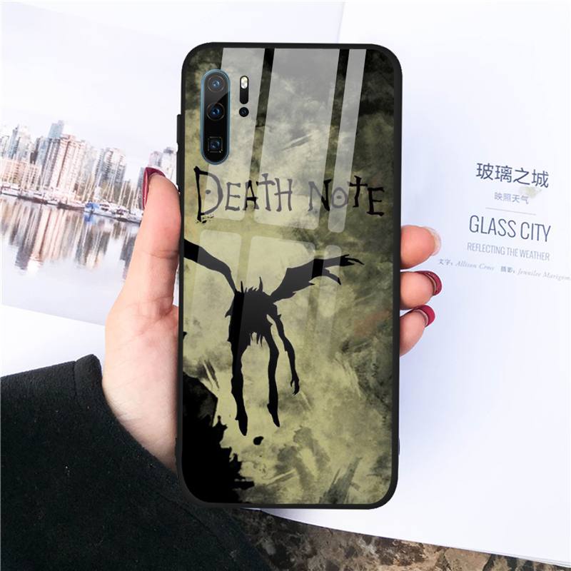 Manga Anime DN Death Note Ryuk Phone Case Tempered glass For Huawei Honor 7A 8X 9 10 v10 P30 20 9 10 Pro Plus Lite mate 10 20 pro