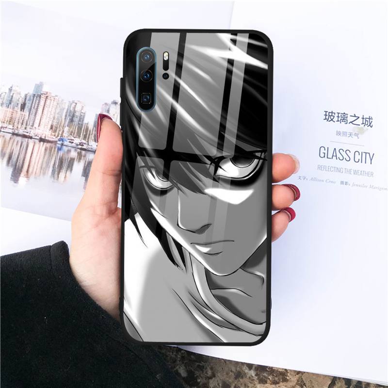 Manga Anime DN Death Note Ryuk Phone Case Tempered glass For Huawei Honor 7A 8X 9 10 v10 P30 20 9 10 Pro Plus Lite mate 10 20 pro
