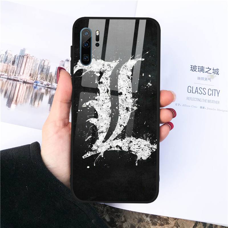 Manga Anime DN Death Note Ryuk Phone Case Tempered glass For Huawei Honor 7A 8X 9 10 v10 P30 20 9 10 Pro Plus Lite mate 10 20 pro