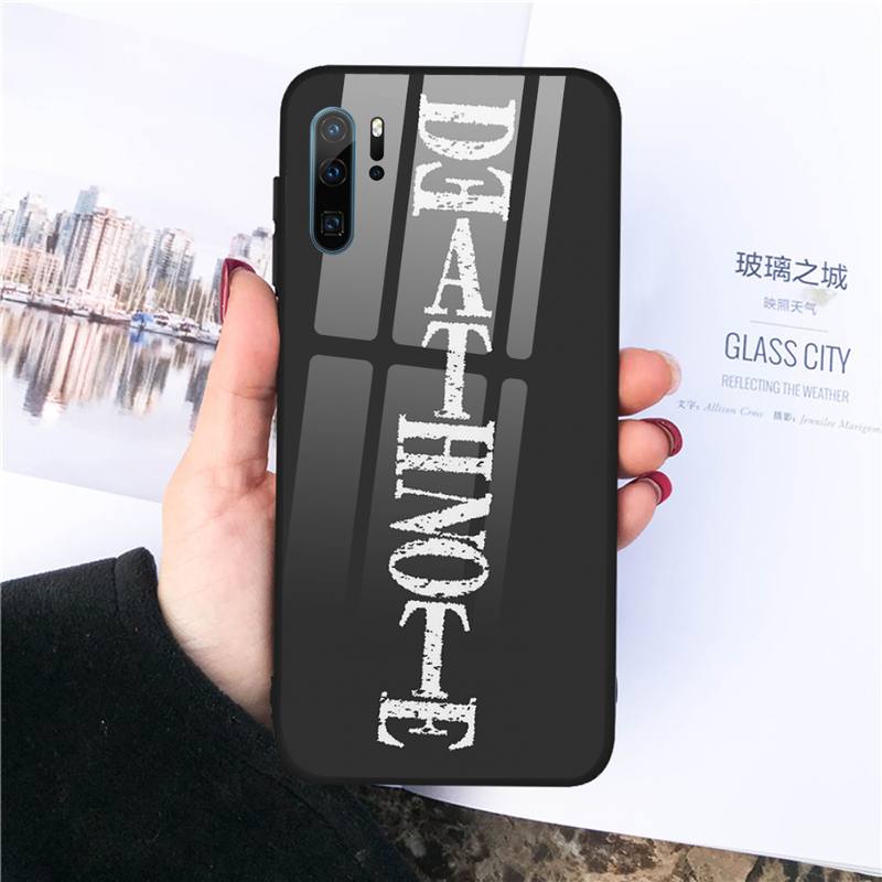 Manga Anime DN Death Note Ryuk Phone Case Tempered glass For Huawei Honor 7A 8X 9 10 v10 P30 20 9 10 Pro Plus Lite mate 10 20 pro
