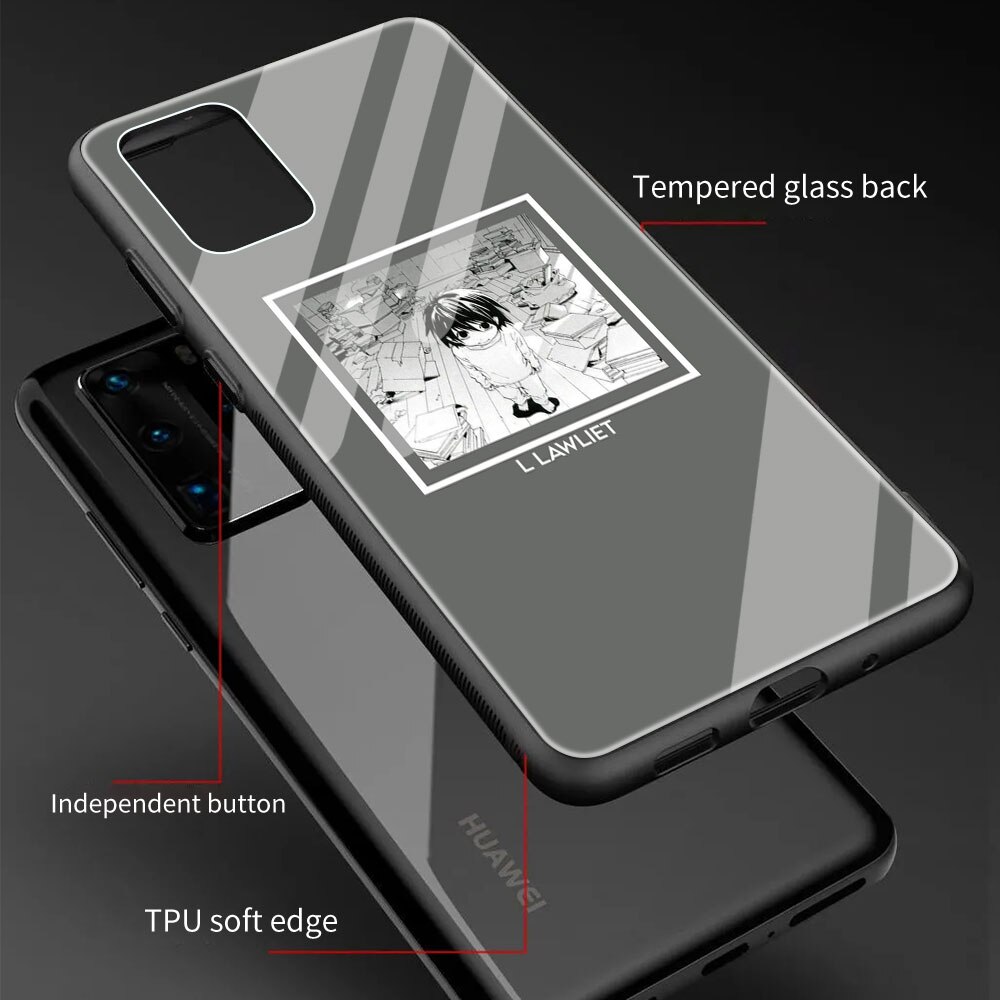 Manga Anime DN Death Note Ryuk Glass Case Coque For Huawei P30 Lite P20 P40 Pro P10 P20 Lite P Smart Z 2019 Phone Shell Cover Funda Manga Anime DN Death Note Ryuk Glass Case Coque For Huawei P30 Lite P20 P40 Pro P10 P20 Lite P Smart Z 2019 Phone Shell Cover Funda