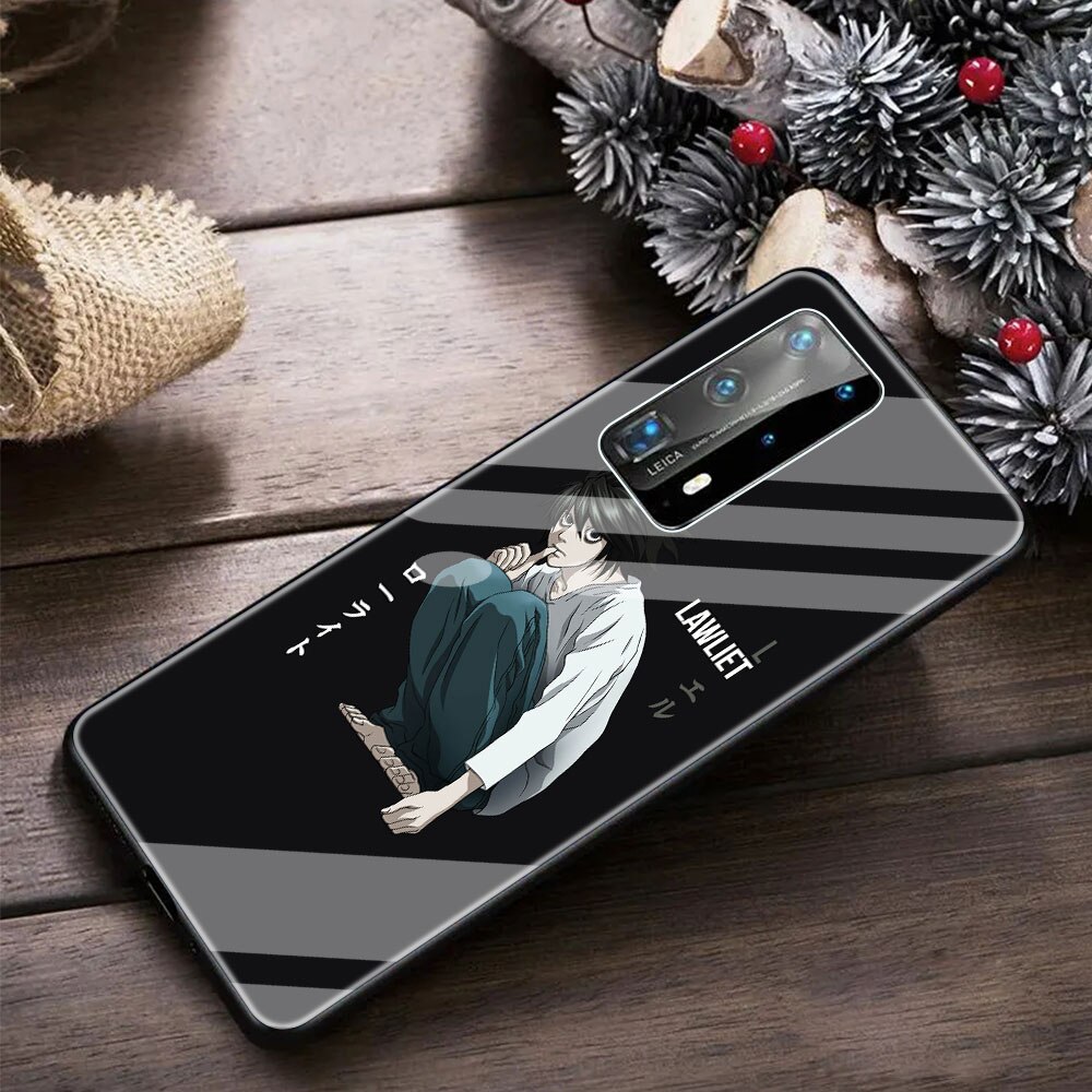 Manga Anime DN Death Note Ryuk Glass Case Coque For Huawei P30 Lite P20 P40 Pro P10 P20 Lite P Smart Z 2019 Phone Shell Cover Funda Manga Anime DN Death Note Ryuk Glass Case Coque For Huawei P30 Lite P20 P40 Pro P10 P20 Lite P Smart Z 2019 Phone Shell Cover Funda