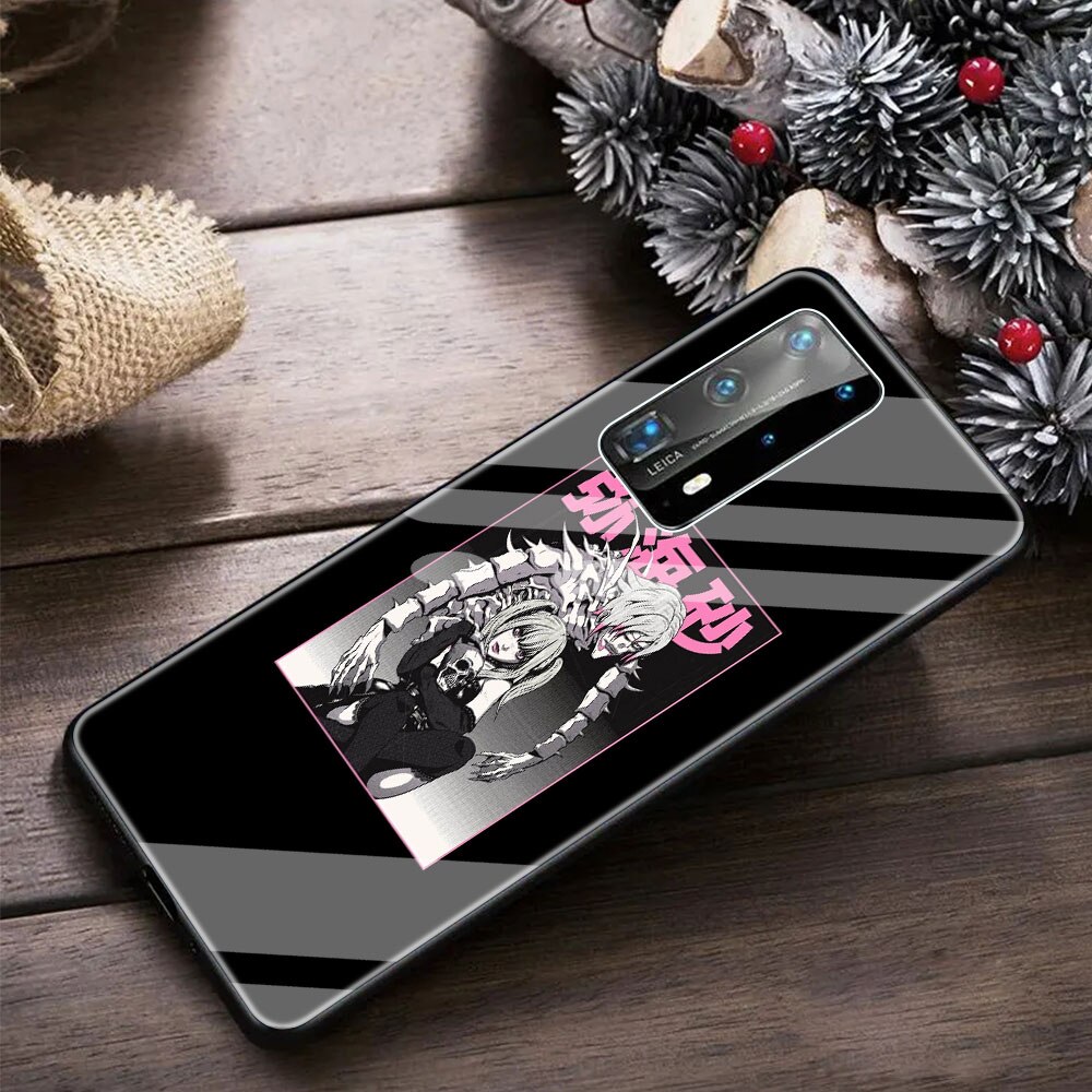 Manga Anime DN Death Note Ryuk Glass Case Coque For Huawei P30 Lite P20 P40 Pro P10 P20 Lite P Smart Z 2019 Phone Shell Cover Funda Manga Anime DN Death Note Ryuk Glass Case Coque For Huawei P30 Lite P20 P40 Pro P10 P20 Lite P Smart Z 2019 Phone Shell Cover Funda