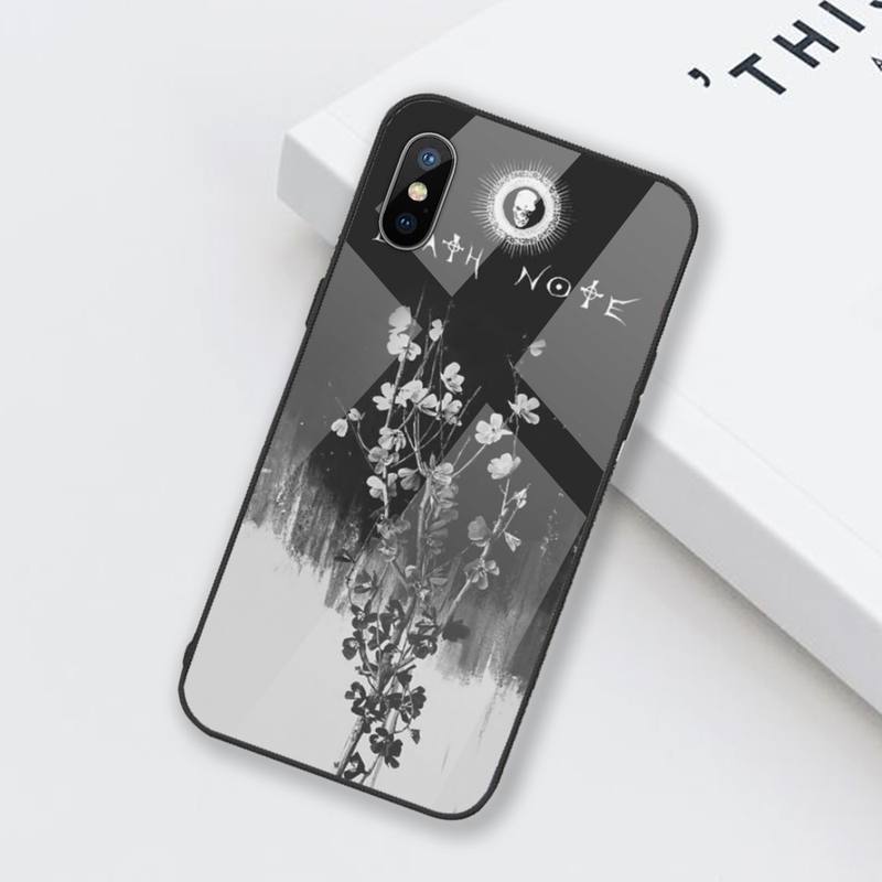 Manga Anime DN Death Note Ryuk Phone Case Tempered glass For iphone 6 6S 7 8 plus X XS XR 11 12 mini PRO MAX