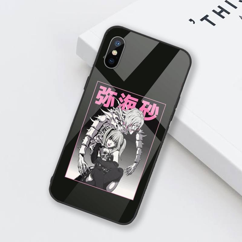 Manga Anime DN Death Note Ryuk Phone Case Tempered glass For iphone 6 6S 7 8 plus X XS XR 11 12 mini PRO MAX