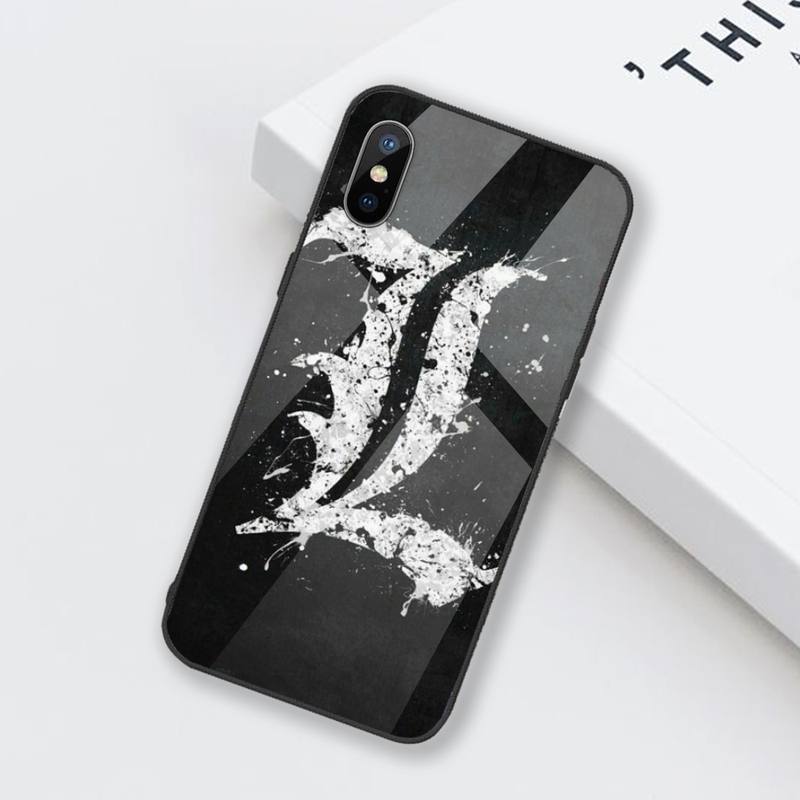 Cartoons Manga Anime DN Death Note Ryuk Phone Case Tempered glass For iphone 6 6S 7 8 plus X XS XR 11 12 mini PRO MAX