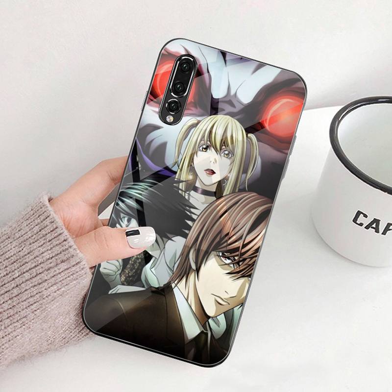 Manga Anime DN Death Note Ryuk Phone Case Tempered Glass For Huawei P30 P20 P10 lite honor 7A 8X 9 10 mate 20 Pro Manga Anime DN Death Note Ryuk Phone Case Tempered Glass For Huawei P30 P20 P10 lite honor 7A 8X 9 10 mate 20 Pro