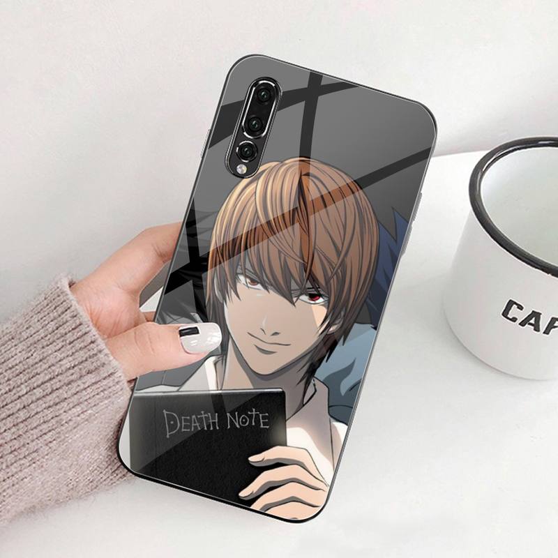 Manga Anime DN Death Note Ryuk Phone Case Tempered Glass For Huawei P30 P20 P10 lite honor 7A 8X 9 10 mate 20 Pro Manga Anime DN Death Note Ryuk Phone Case Tempered Glass For Huawei P30 P20 P10 lite honor 7A 8X 9 10 mate 20 Pro