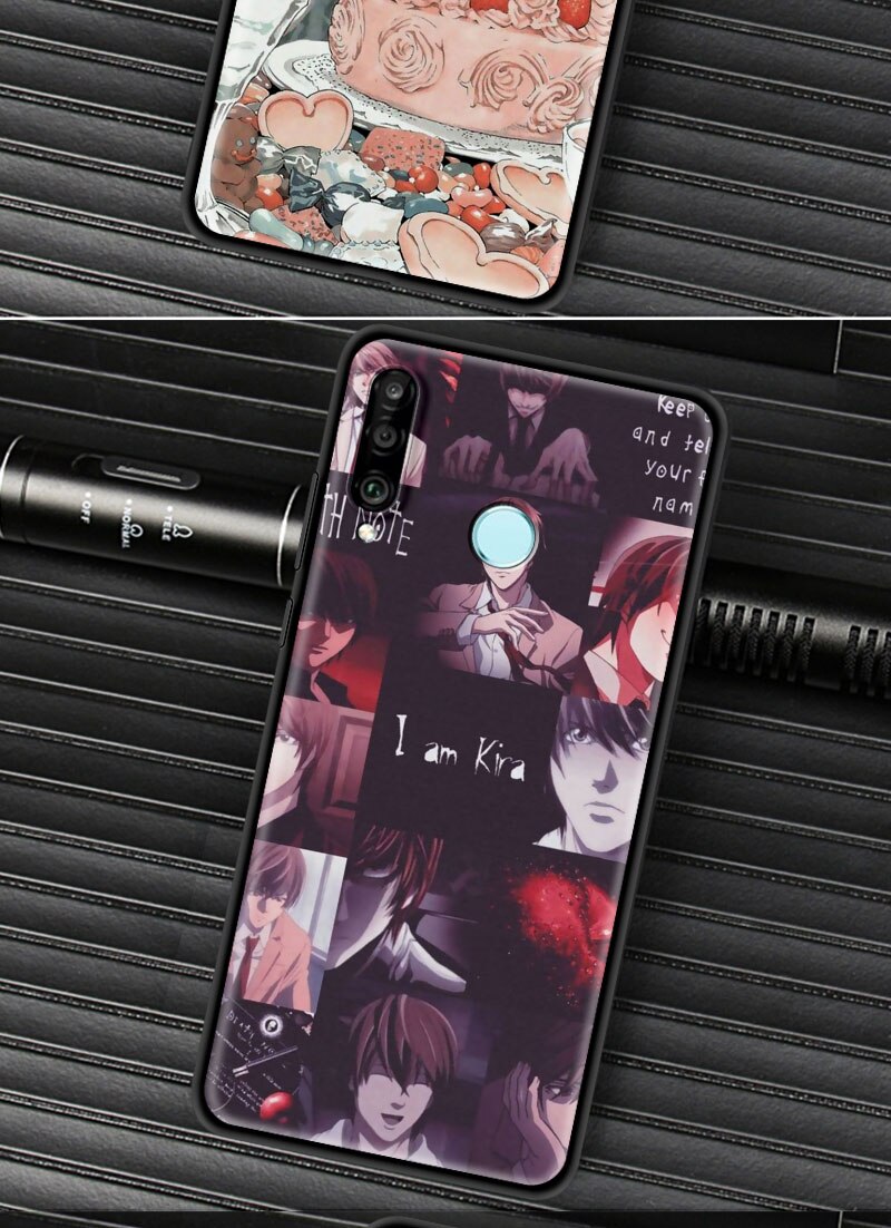 Luxury Phone Cover for Huawei P30 P40 Lite P Smart Z Y6 Y7 Case for Honor 9X Pro 8X Play 9A Soft Shell Death Note