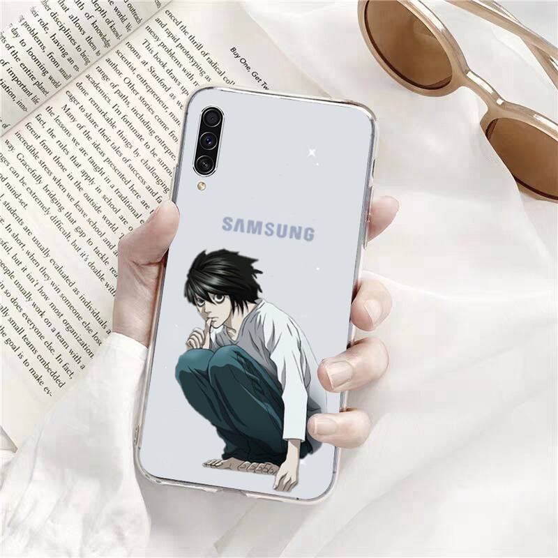 death note Phone Case Transparent for Samsung A71 S9 10 20 HUAWEI p30 40 honor 10i 8x xiaomi note 8 Pro 10t 11