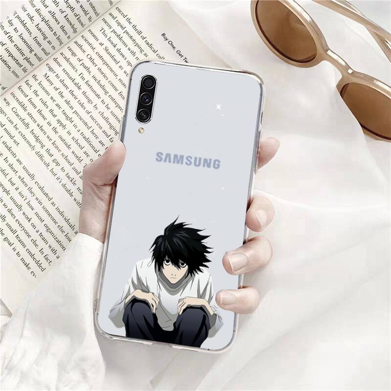 death note Phone Case Transparent for Samsung A71 S9 10 20 HUAWEI p30 40 honor 10i 8x xiaomi note 8 Pro 10t 11