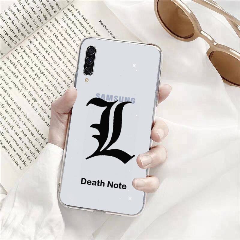 death note Phone Case Transparent for Samsung A71 S9 10 20 HUAWEI p30 40 honor 10i 8x xiaomi note 8 Pro 10t 11