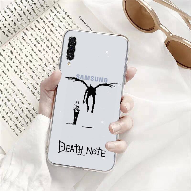 death note Phone Case Transparent for Samsung A71 S9 10 20 HUAWEI p30 40 honor 10i 8x xiaomi note 8 Pro 10t 11