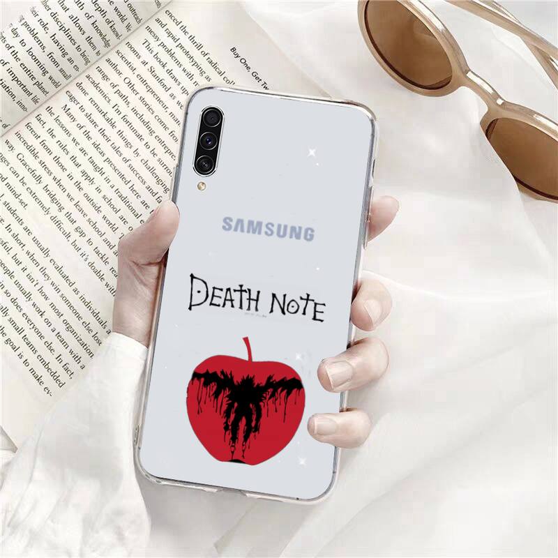 death note Phone Case Transparent for Samsung A71 S9 10 20 HUAWEI p30 40 honor 10i 8x xiaomi note 8 Pro 10t 11