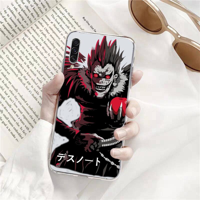 death note Phone Case Transparent for Samsung A71 S9 10 20 HUAWEI p30 40 honor 10i 8x xiaomi note 8 Pro 10t 11