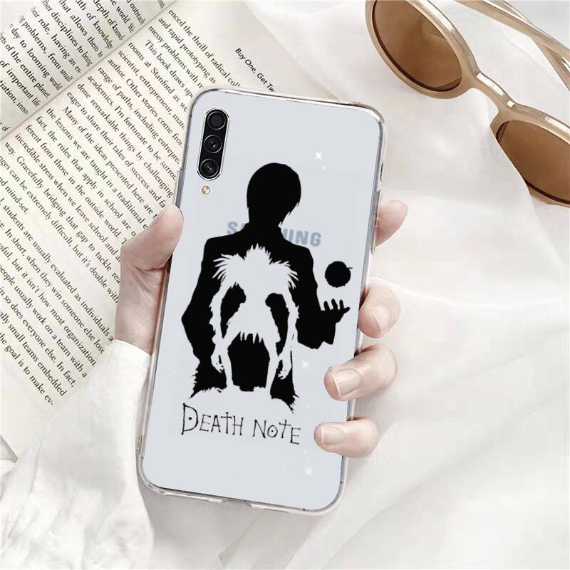 death note Phone Case Transparent for Samsung A71 S9 10 20 HUAWEI p30 40 honor 10i 8x xiaomi note 8 Pro 10t 11