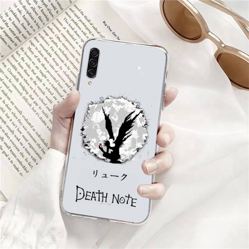 death note Phone Case Transparent for Samsung A71 S9 10 20 HUAWEI p30 40 honor 10i 8x xiaomi note 8 Pro 10t 11