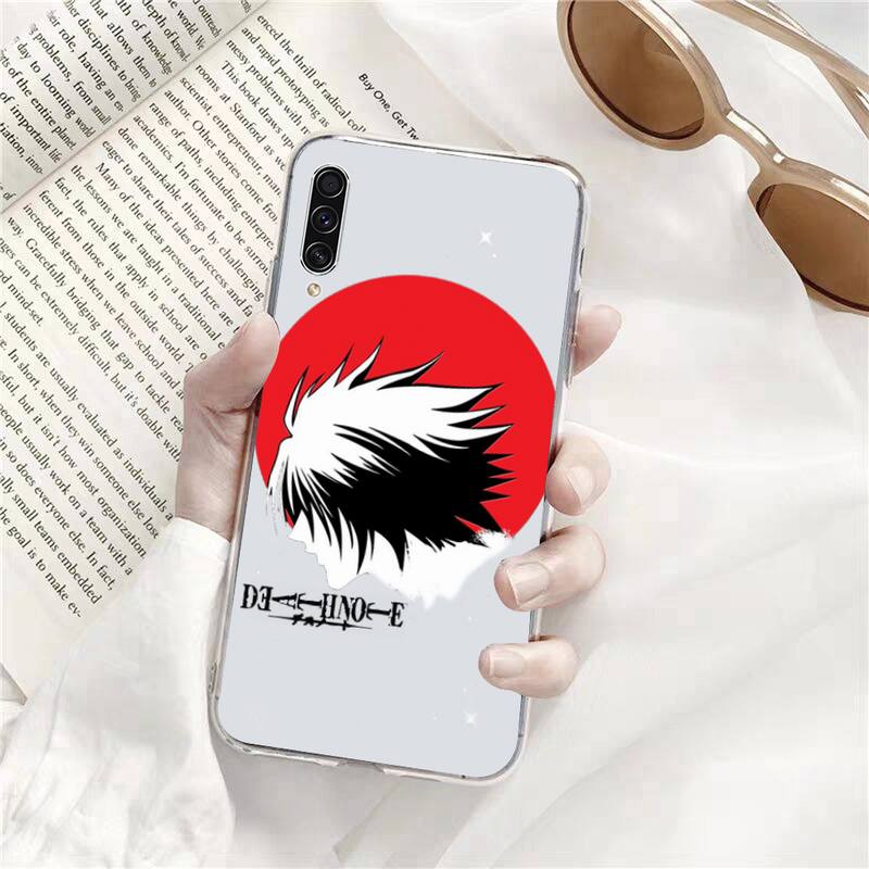 death note Phone Case Transparent for Samsung A71 S9 10 20 HUAWEI p30 40 honor 10i 8x xiaomi note 8 Pro 10t 11
