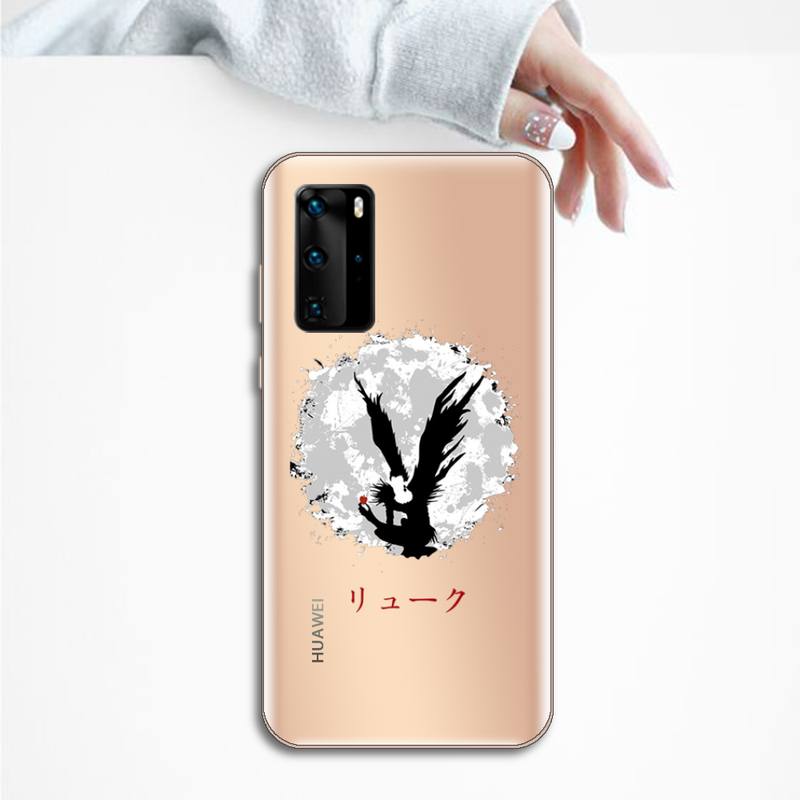 Manga Anime DN Death Note Ryuk Phone Case Transparent for Huawei P honor 8 10i 20 30 40 smart 2019