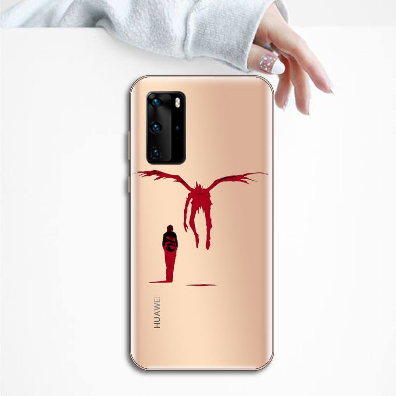 Manga Anime DN Death Note Ryuk Phone Case Transparent for Huawei P honor 8 10i 20 30 40 smart 2019