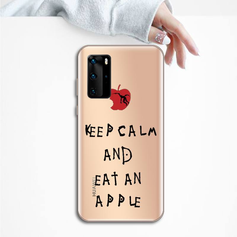 Manga Anime DN Death Note Ryuk Phone Case Transparent for Huawei P honor 8 10i 20 30 40 smart 2019