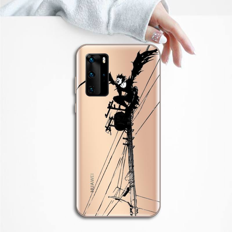 Manga Anime DN Death Note Ryuk Phone Case Transparent for Huawei P honor 8 10i 20 30 40 smart 2019
