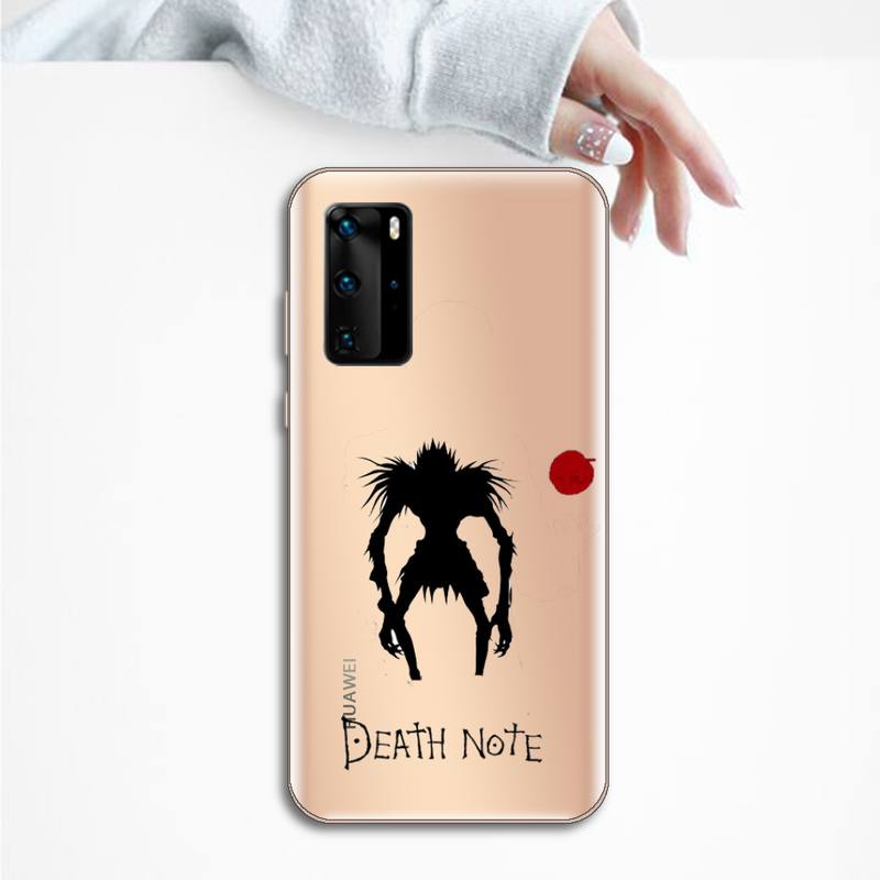 Manga Anime DN Death Note Ryuk Phone Case Transparent for Huawei P honor 8 10i 20 30 40 smart 2019