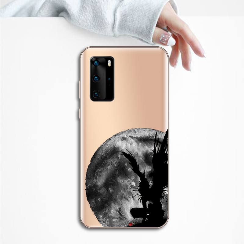 Manga Anime DN Death Note Ryuk Phone Case Transparent for Huawei P honor 8 10i 20 30 40 smart 2019