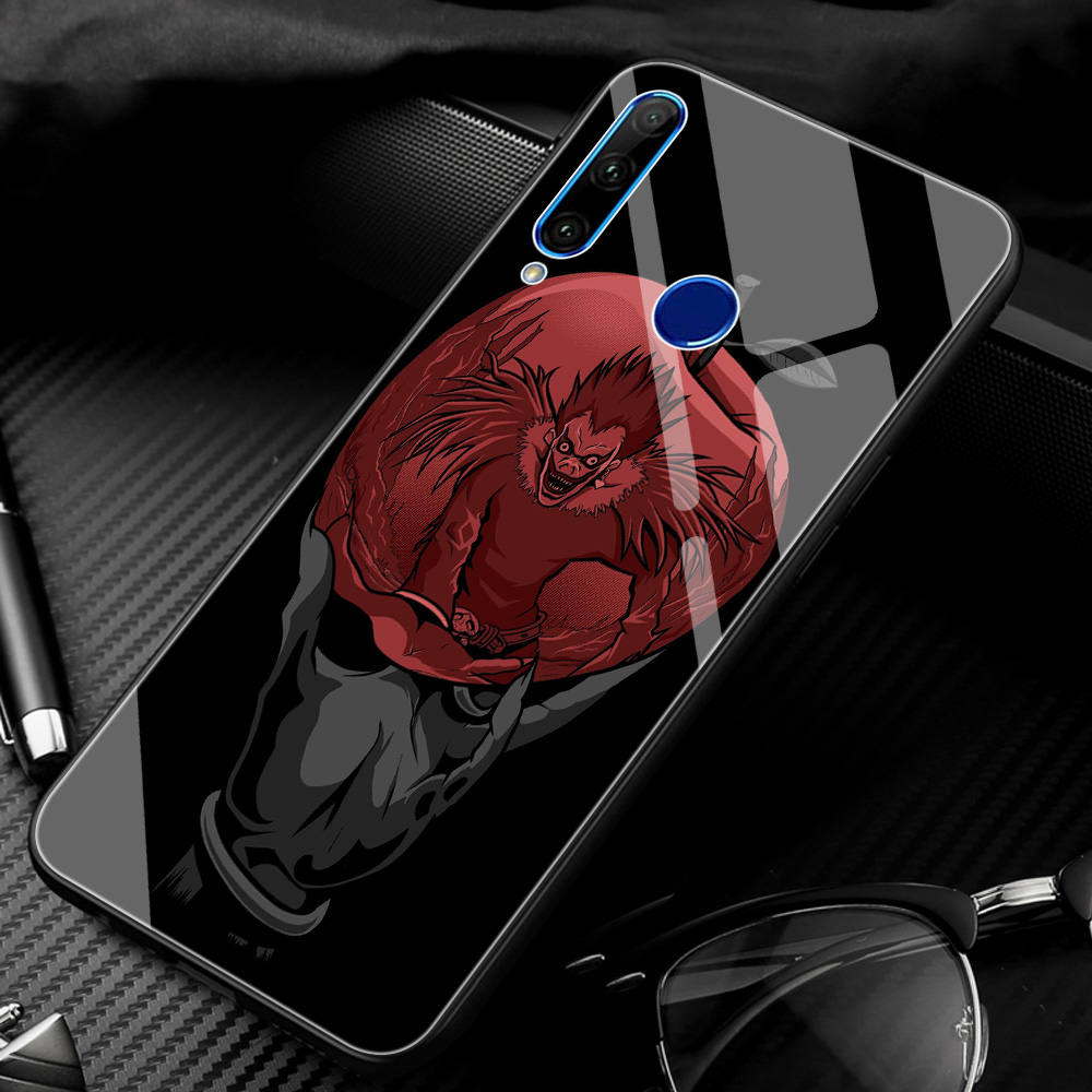 Rem And Misa Anime DN Death Note Painted Glass Case for Huawei P30 P20 Lite P40 Pro P Smart Z Y7 2019 Honor 8X Tempered Phone Cover Shell Rem And Misa Anime DN Death Note Painted Glass Case for Huawei P30 P20 Lite P40 Pro P Smart Z Y7 2019 Honor 8X Tempered Phone Cover Shell