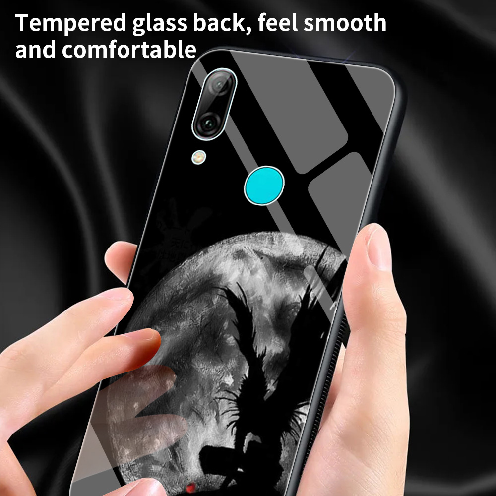Rem And Misa Anime DN Death Note Painted Glass Case for Huawei P30 P20 Lite P40 Pro P Smart Z Y7 2019 Honor 8X Tempered Phone Cover Shell Rem And Misa Anime DN Death Note Painted Glass Case for Huawei P30 P20 Lite P40 Pro P Smart Z Y7 2019 Honor 8X Tempered Phone Cover Shell