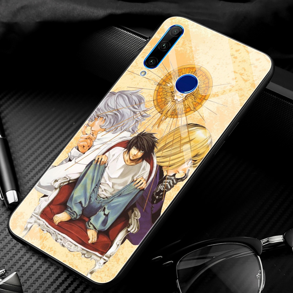 Rem And Misa Anime DN Death Note Painted Glass Case for Huawei P30 P20 Lite P40 Pro P Smart Z Y7 2019 Honor 8X Tempered Phone Cover Shell Rem And Misa Anime DN Death Note Painted Glass Case for Huawei P30 P20 Lite P40 Pro P Smart Z Y7 2019 Honor 8X Tempered Phone Cover Shell
