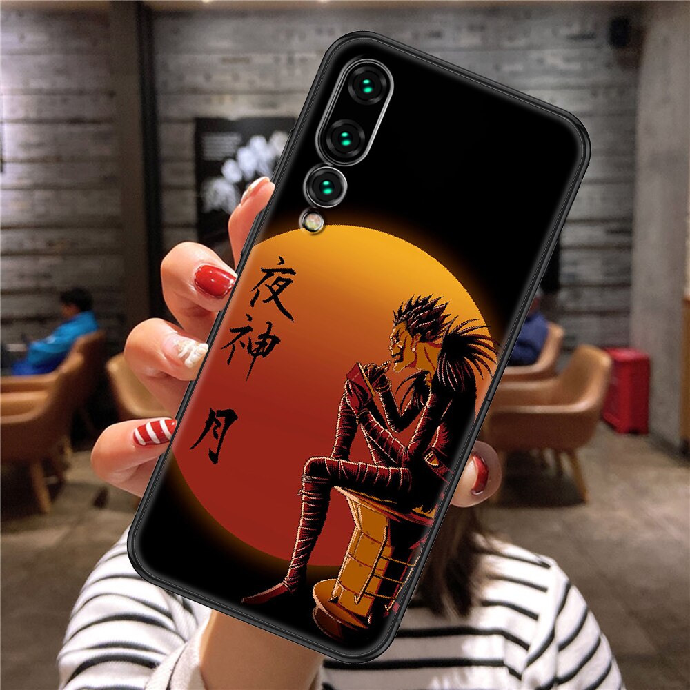 Anime DN Death Note L·Lawliet Phone case For Huawei P Mate P10 P20 P30 P40 10 20 Smart Z Pro Lite 2019 black 3D back art bumper Anime DN Death Note L·Lawliet Phone case For Huawei P Mate P10 P20 P30 P40 10 20 Smart Z Pro Lite 2019 black 3D back art bumper