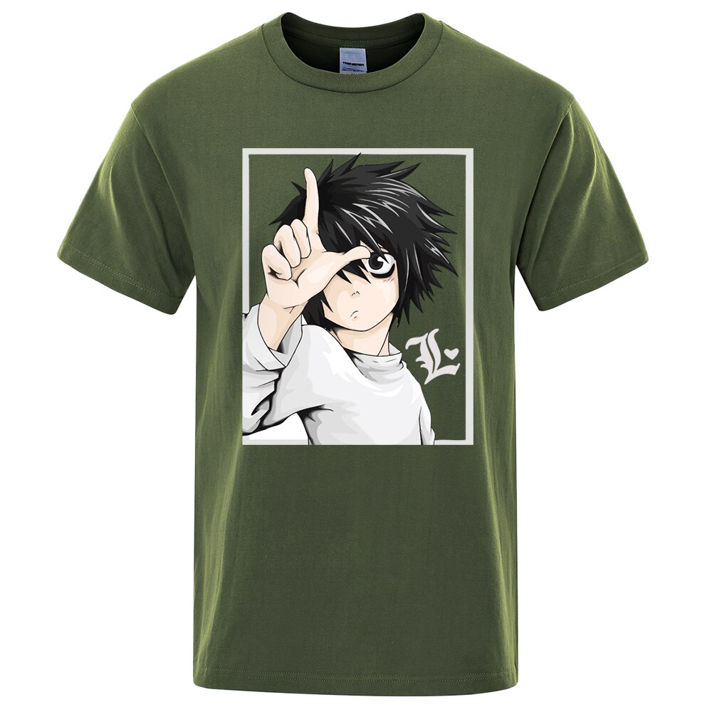 Anime DN Death Note Short Sleeve Harajuku T-Shirt Anime DN Death Note Short Sleeve Harajuku T-Shirt
