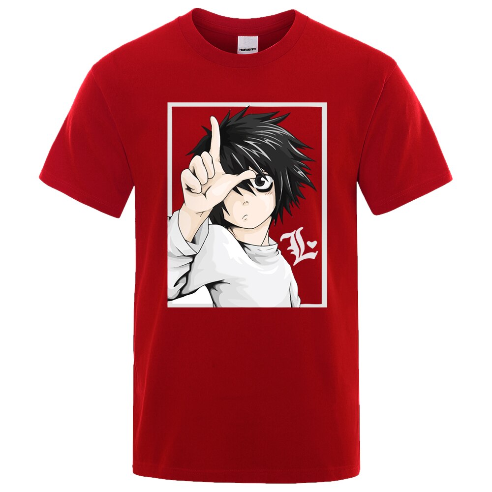 Anime DN Death Note Short Sleeve Harajuku T-Shirt Anime DN Death Note Short Sleeve Harajuku T-Shirt