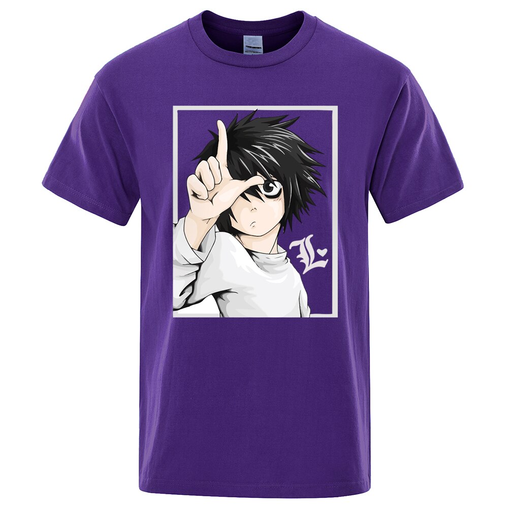 Anime DN Death Note Short Sleeve Harajuku T-Shirt Anime DN Death Note Short Sleeve Harajuku T-Shirt
