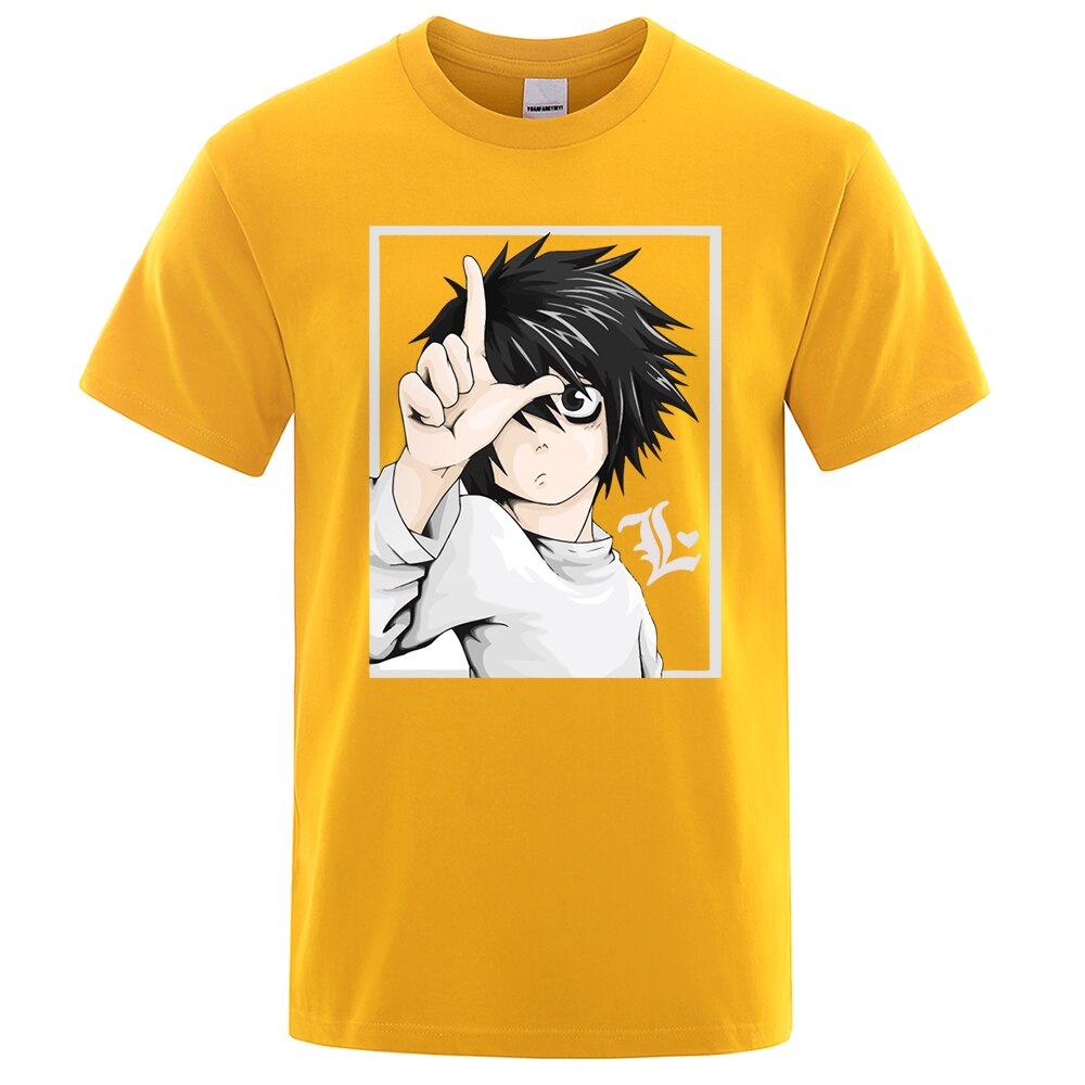 Anime DN Death Note Short Sleeve Harajuku T-Shirt Anime DN Death Note Short Sleeve Harajuku T-Shirt