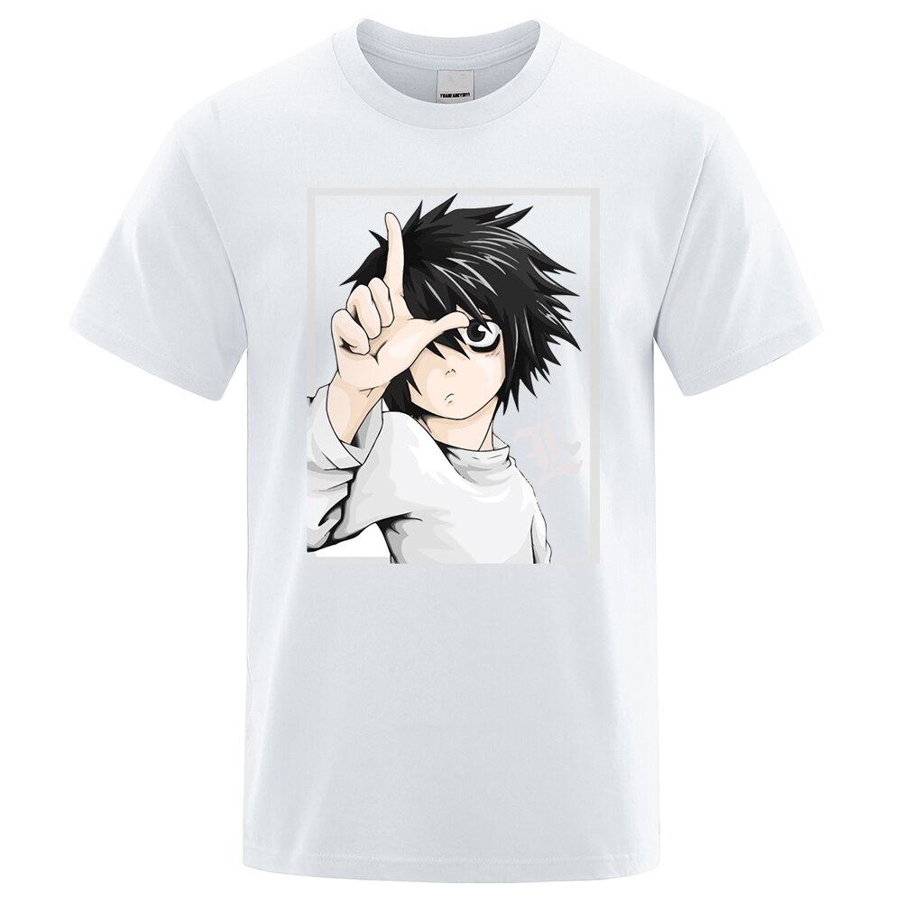 Anime DN Death Note Short Sleeve Harajuku T-Shirt Anime DN Death Note Short Sleeve Harajuku T-Shirt