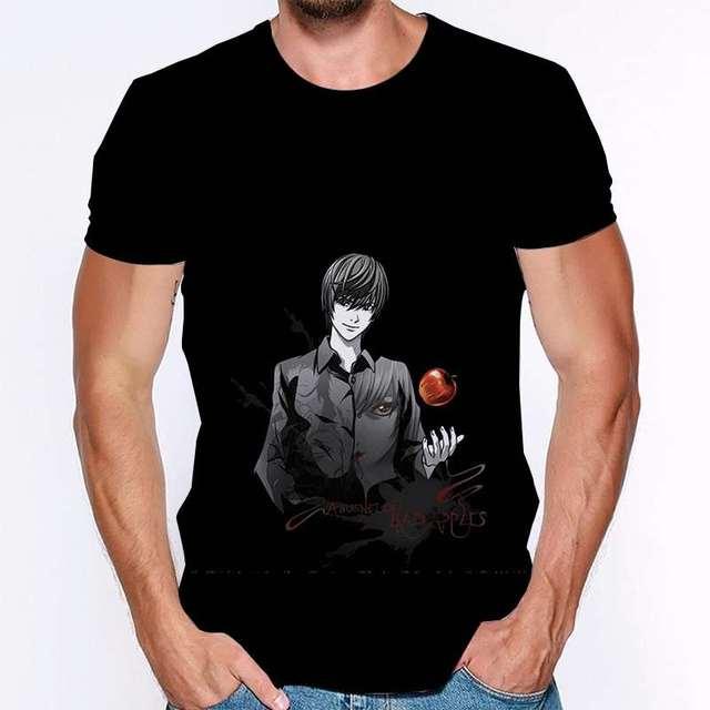 Anime DN Death Note Clothes T Shirt Camisetas Manga For Men Tops Ropa Hombre Streetwear Camisa Masculina Verano Koszulki Chemise Anime DN Death Note Clothes T Shirt Camisetas Manga For Men Tops Ropa Hombre Streetwear Camisa Masculina Verano Koszulki Chemise